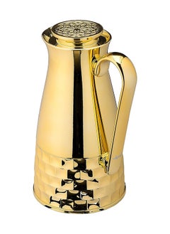 Alsaif Al Saif Waad 2 Pieces Coffee And Tea Vacuum Flask Set, Size: 1.0/0.7 Liter, Color:Gold  - Image 2