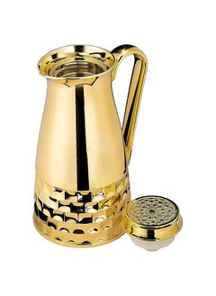 Alsaif Al Saif Waad 2 Pieces Coffee And Tea Vacuum Flask Set, Size: 1.0/0.7 Liter, Color:Gold  - Image 4