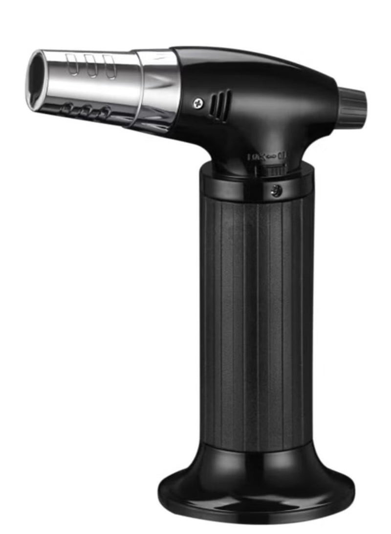 دينكس ولاعة المطبخ، شعلة المطبخ، شعلة الطهي، شعلة الكريم بروليه، ولاعة قابلة لإعادة التعبئة وقابلة للتعديل مع قفل أمان - Image 2