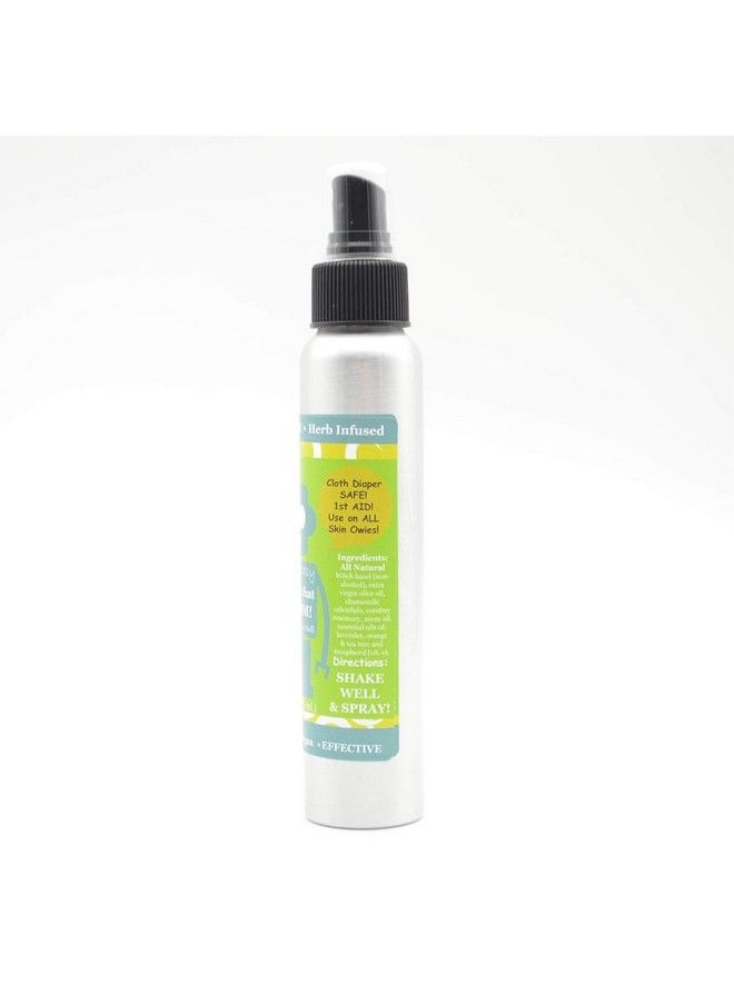 BALM! Baby - Spray That Bottom Diaper Rash Spray ; Sprayable Diaper Rash Cream ; No Touch No Rub No Mess! ; Cloth Diaper Balm ; All Natural Vegan Herbal ; Multipurpose Skin Aid ; 4Oz - Image 1