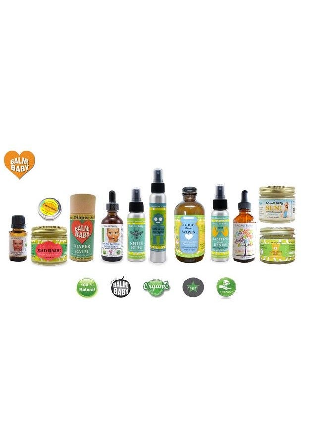 BALM! Baby - Spray That Bottom Diaper Rash Spray ; Sprayable Diaper Rash Cream ; No Touch No Rub No Mess! ; Cloth Diaper Balm ; All Natural Vegan Herbal ; Multipurpose Skin Aid ; 4Oz - Image 1