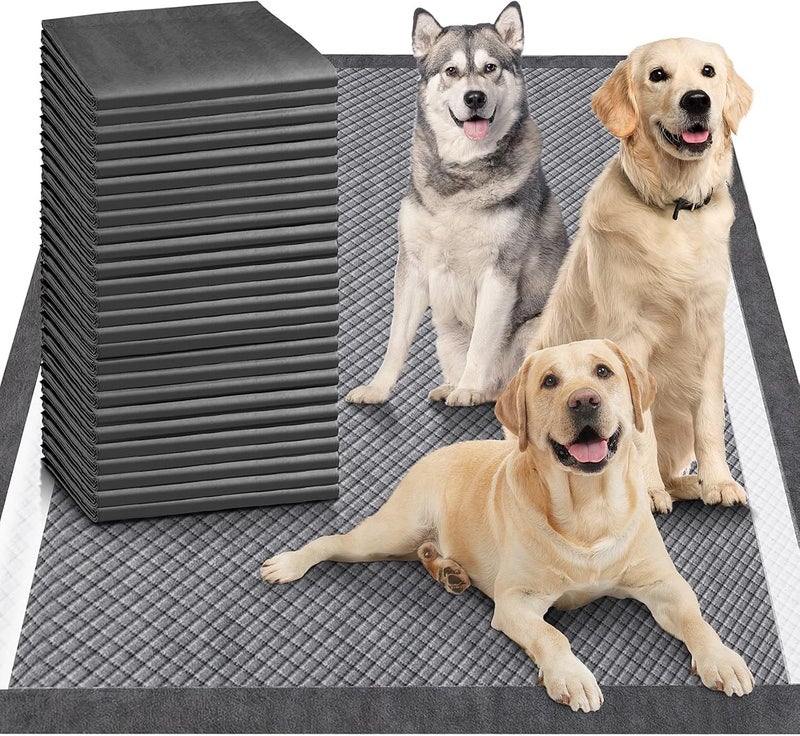 Gimars 4XL 36"x36" Upgrade Odor-Control Charcoal Pee Pads for Dogs Thicken 9 Layers Ultra Absorbent Dog Pee Pads - Leak-Proof Puppy Training Pads Quick Dry Charcoal Puppy Pads - Image 1