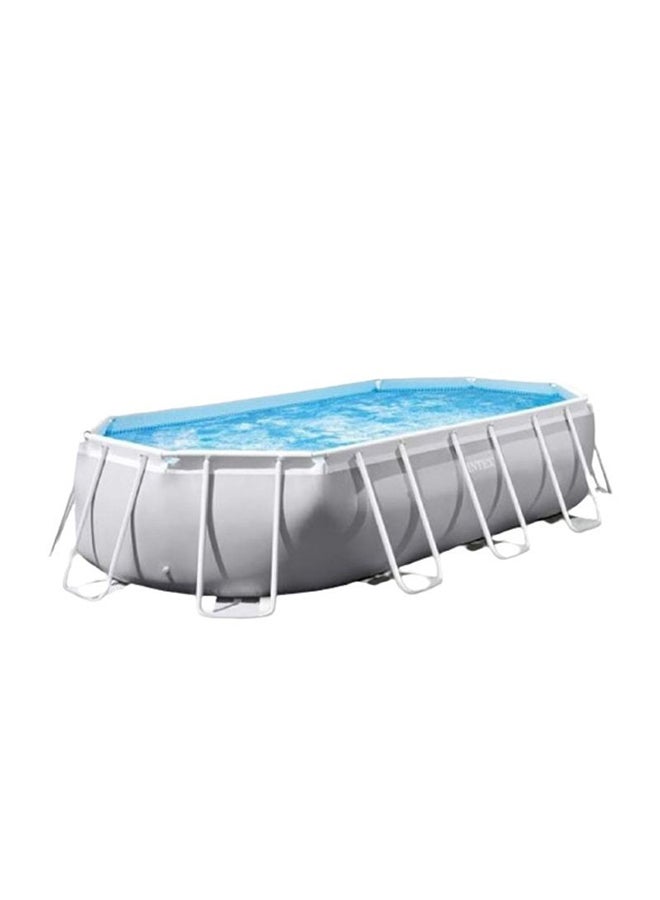 انتكس حوض سباحة بريزم فريم بشكلٍ بيضوي 5.03 x 2.74 x 1.22متر - Image 1
