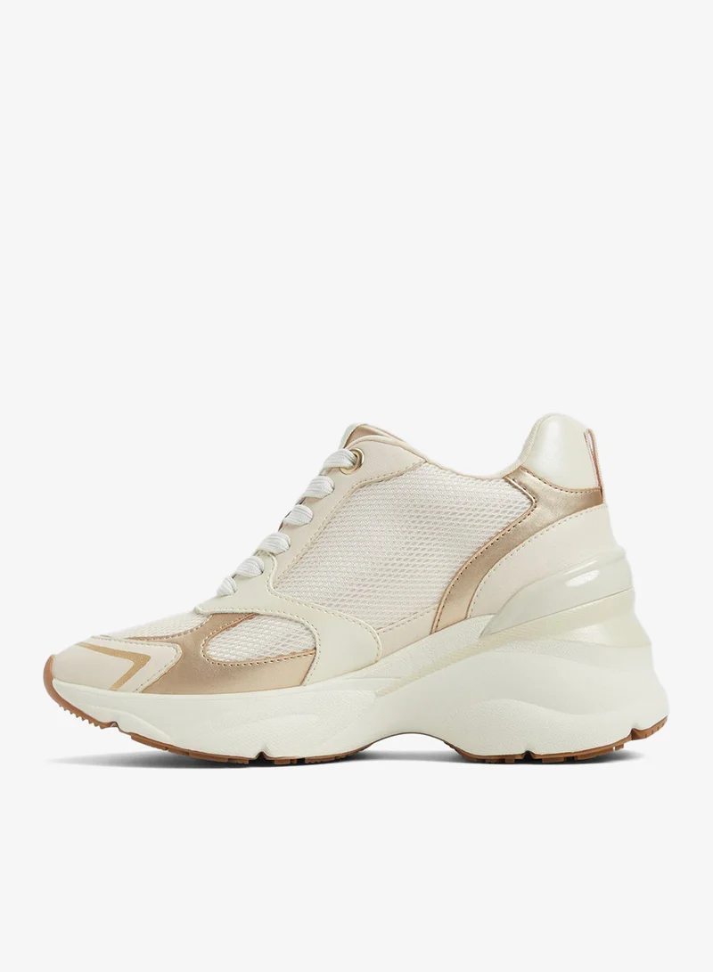 Aldo  BREJOS Lace Up High Top Sneakers for Women | Best Price UAE