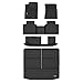 HAFIDI Floor Mats Cargo Liner for Mitsubishi Outlander 20222024 2025 Not Fit PHEV or Sport Models Custom Fit Full Set All Weather Car Accessories Rear Trunk Mat Floor Mats - Image 2