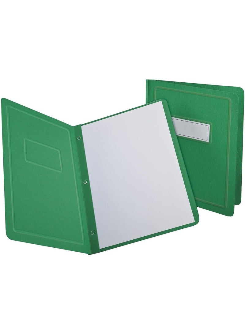 Oxford Oxford® Panel & Border Report Cover, Letter Size, Green (52503) - Image 1