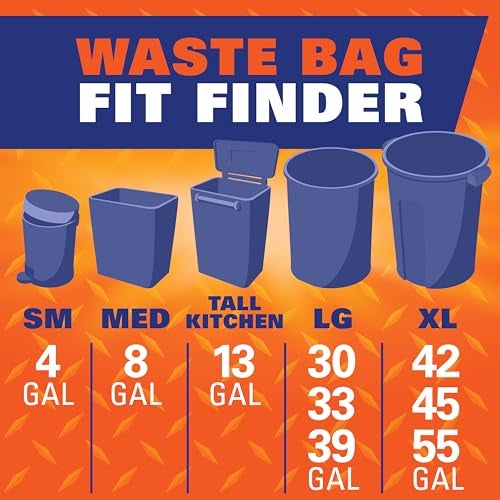 Hefty Ultra Strong Multipurpose Large Trash Bags, Black, Unscented, 30 Gallon, 25 Count - Image 5