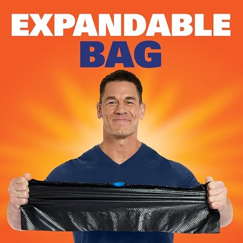 Hefty Ultra Strong Multipurpose Large Trash Bags, Black, Unscented, 30 Gallon, 25 Count - Image 2
