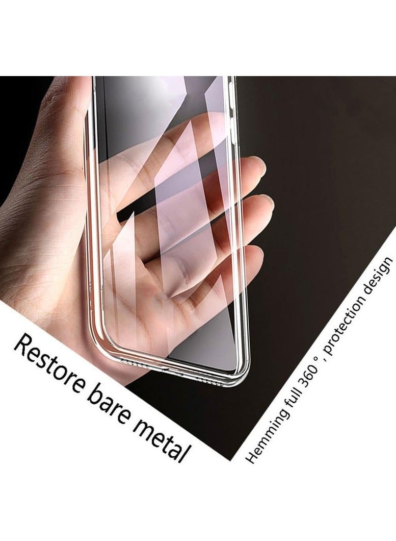 general Phone Case + Screen Protector for Infinix Note 40 Pro 5G (6.78), Ultra Thin Shockproof Soft Silicone Clear Cover for Infinix Note 40 Pro 5G Case with Tempered Glass - Image 3
