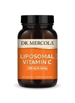 Dr. Mercola Liposomal vitamin c | 1,000 mg per serving, 60 capsules | dietary supplement  - Image 1