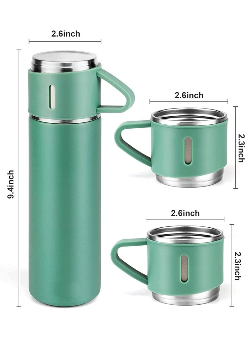 Shopit - Vacuum Insulated Flask Set, Stainless Steel Vacuum Flask Water bottle with Cups - Image 1