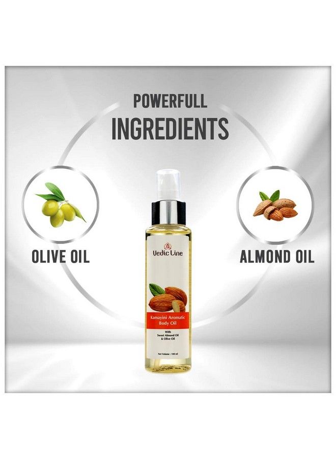 Vedicline Kamayini Aromatic Body Oil Helps To Repair And Renew Skin With Almond Oil Grape Seed Oil Sunflower Oil Reviving And Refreshing Body 100Ml - Image 5