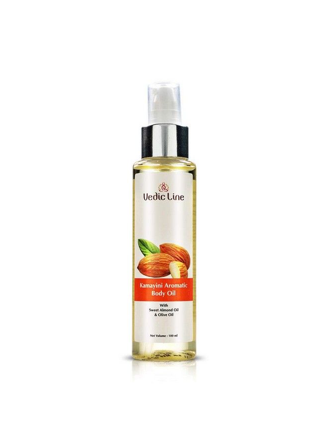 Vedicline Kamayini Aromatic Body Oil Helps To Repair And Renew Skin With Almond Oil Grape Seed Oil Sunflower Oil Reviving And Refreshing Body 100Ml - Image 1