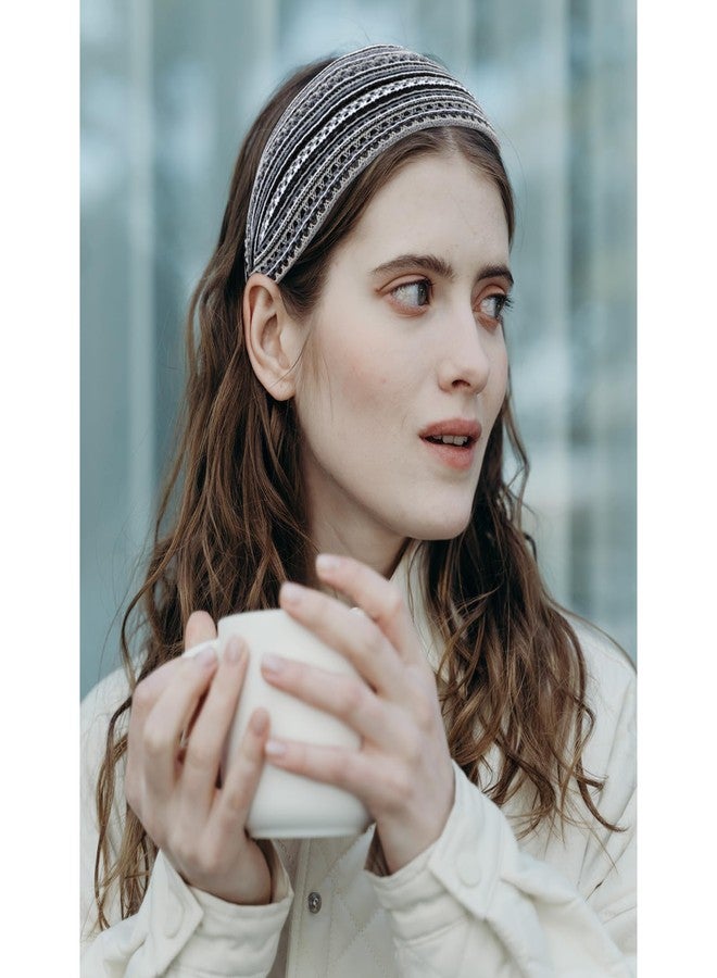 ACO-UINT 4 Pack Wide Headbands for Women, Large Head Bands With Teeth, Non-slip Thick Turban Hairbands, Hair Accessories - Image 5