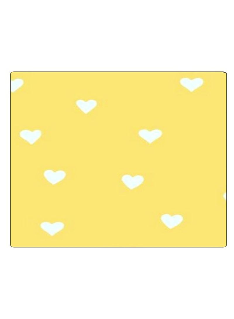 RKN Printed Anti-Slip Gaming Mouse Pad Yellow/White