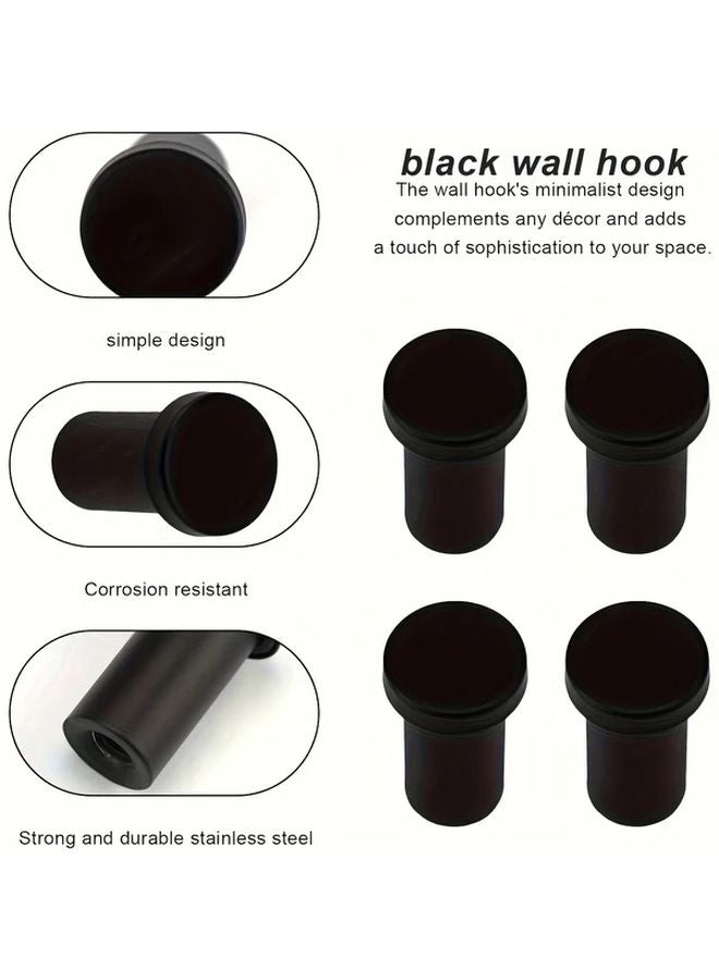 8 قطع خطافات معاطف حمام مودرن معلقة على الحائط بملمس غير لامع للمطبخ وغرفة النوم - Image 2
