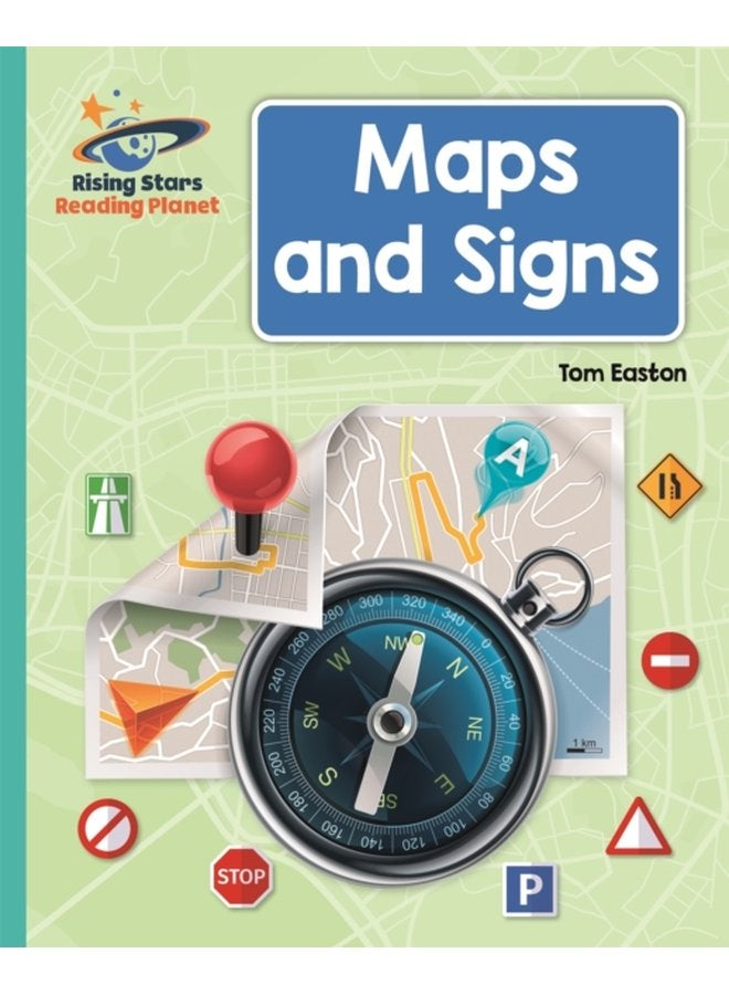 Reading Planet Maps and Signs Turquoise Galaxy - Paperback