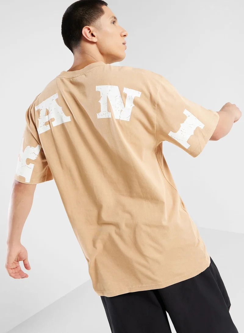 Karl Kani Small Signature Distressed Heavy T-Shirt