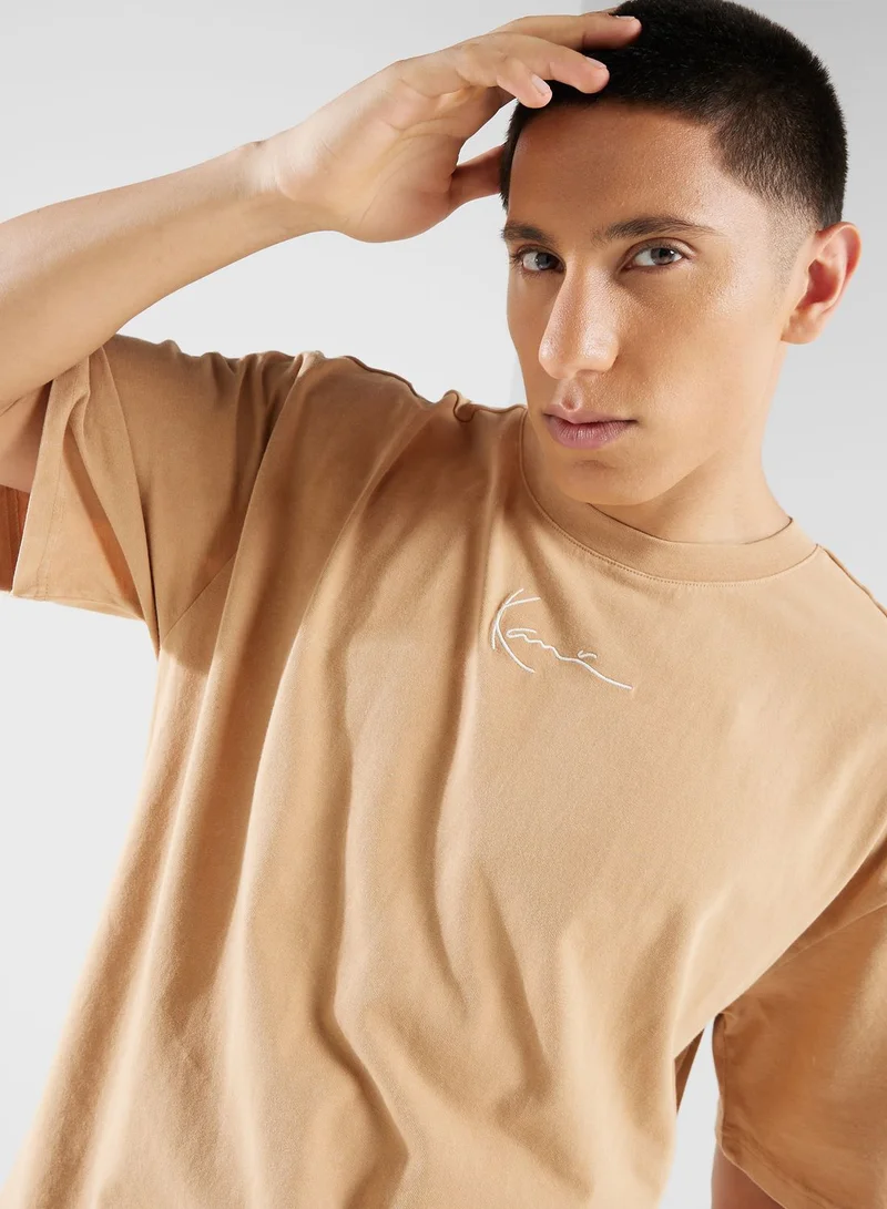Karl Kani Small Signature Distressed Heavy T-Shirt