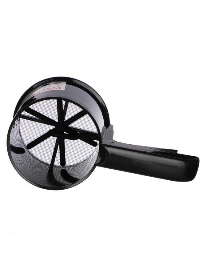 Handheld Professional Flour Sifter – One-Hand Press Sieve for Powdered Sugar and Baking Ingredients-Black - Image 2