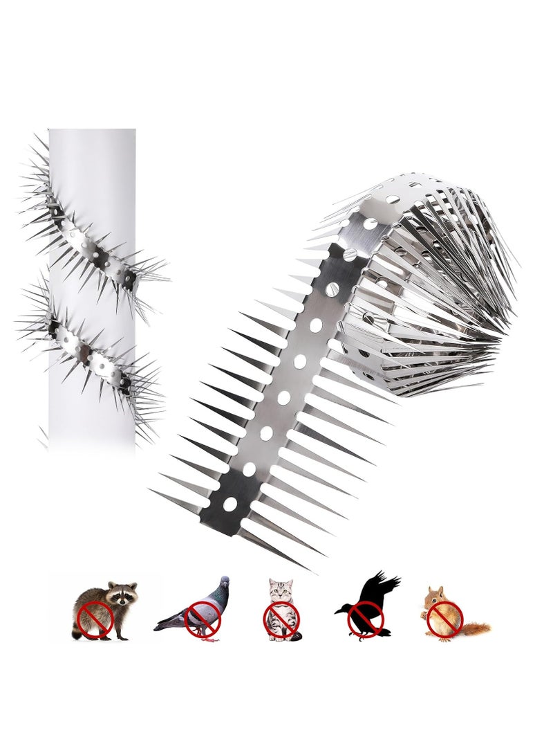 KASTWAVE Bird Spikes, Durable Bird Repellent Spikes Arrow Pigeon Spikes Fence Kit, for Outside to Keep Birds Away, Pigeon Squirrel Bird Spikes Deterrent, Bird Prevention Spikes with Stainless Steel - Image 1