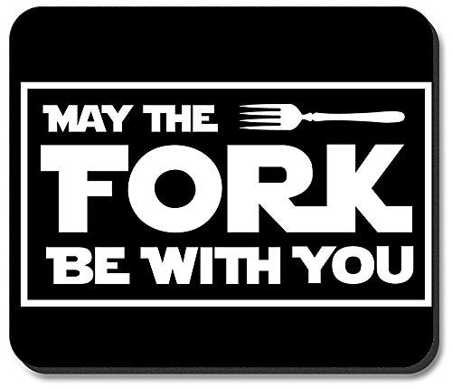 Art Plates Mouse Pad - Fork Be with You - Image 5
