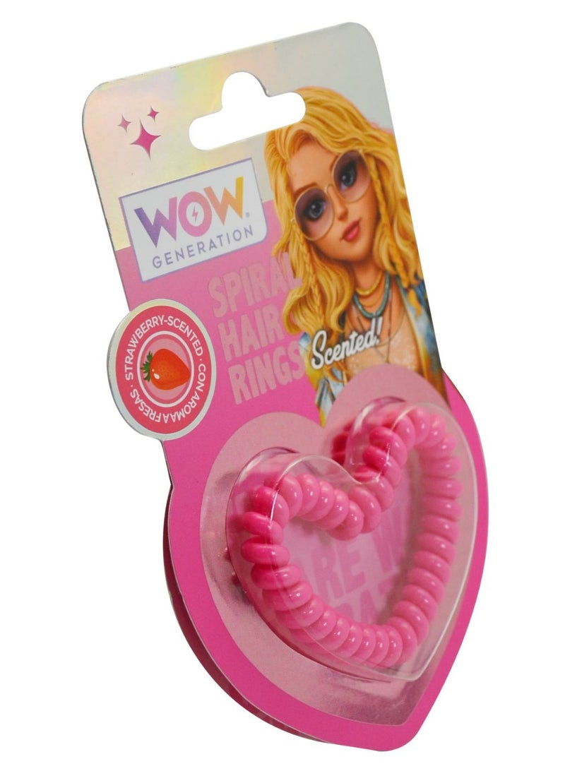 WOW Generation أربطة شعر على شكل ورائحة WOW Generation - وردية - Image 3