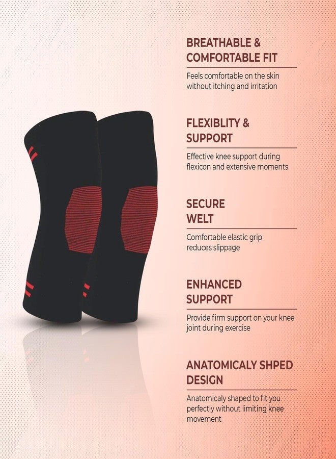 Sorgen Firm Knee Cap | Knee support | Knee compression support | Knee pain | Pain Relief | Exercise | Workout | Sports | Knee Brace XXL - Image 2