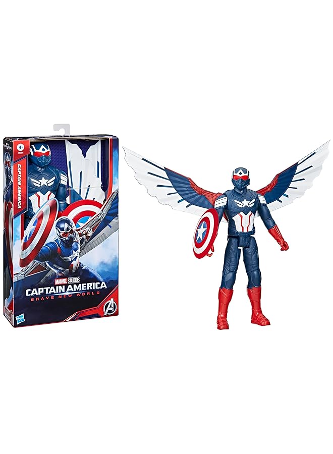 مارفل استوديوهات كابتن أمريكا عالم جديد شجاع كابتن أمريكا ديلوكس مجسم أكشن 30 سم - Image 4