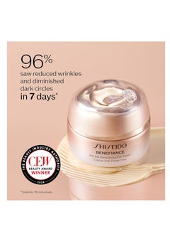 Shiseido Shiseido Benefiance Wrinkle Smoothing Eye Cream - 15 mL - Visibly Improves Five Types of Eye Wrinkles, Dark Circles & Puffiness - 48-HR Hydration - All Skin Types - Non-Comedogenic  - Image 2