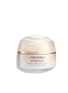 Shiseido Shiseido Benefiance Wrinkle Smoothing Eye Cream - 15 mL - Visibly Improves Five Types of Eye Wrinkles, Dark Circles & Puffiness - 48-HR Hydration - All Skin Types - Non-Comedogenic  - Image 1