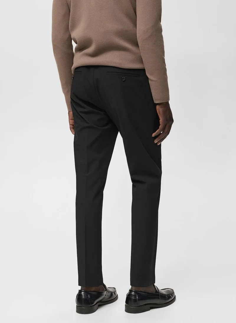 مانجو مان Bologna slim-fit comfort-stretch trousers