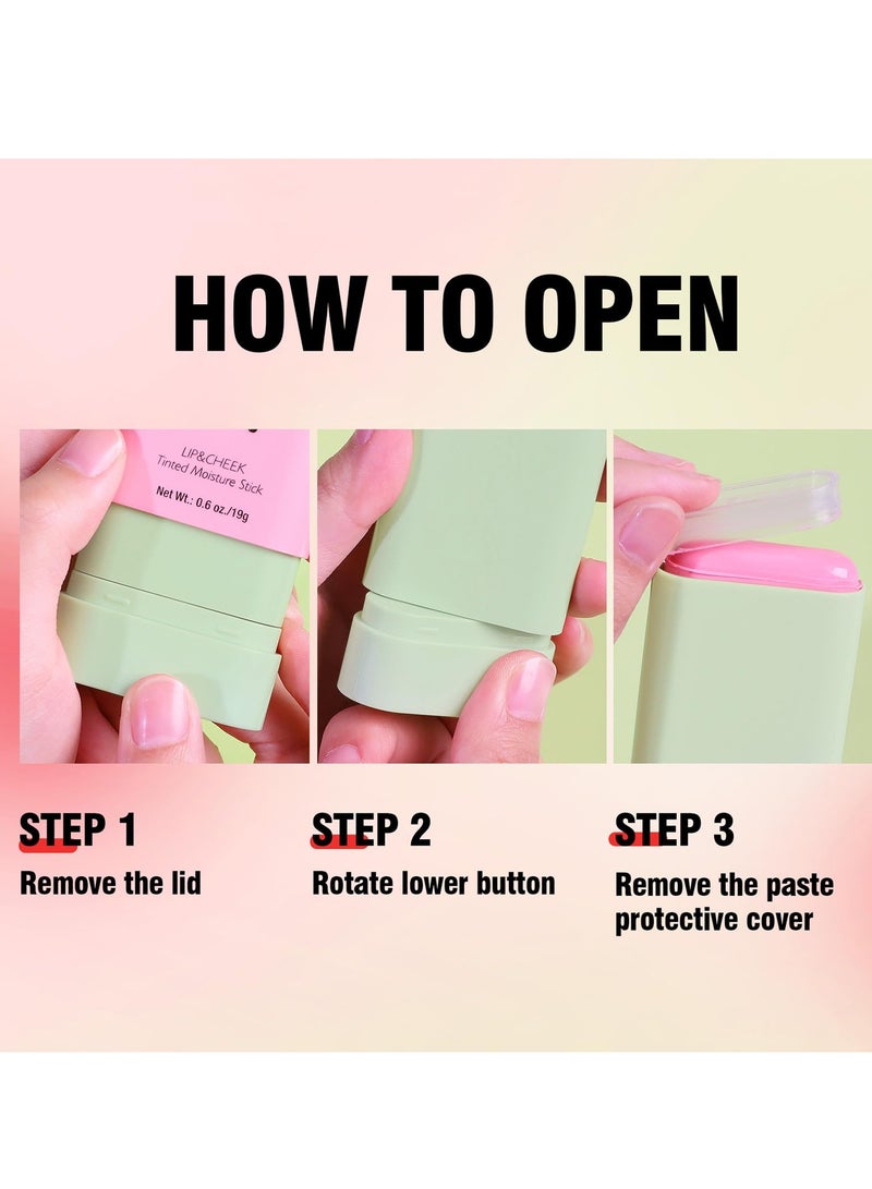 Excefore Highlighter Creamy Blush Stick, Skin-Illuminating Highlighter Makeup Stick, Long Lasting Waterproof Smooth Luminizer Shimmer Stick, Suitable for Girls and Women (Pearl White) - Image 3