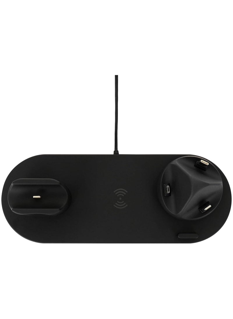 BGM 6-in-1 Wireless Charging Stand for iPhone/Android/Type-C with USB Port, Charger Dock Station for Apple Watch/AirPods/Samsung/Huawei/LG/HTC - Image 2
