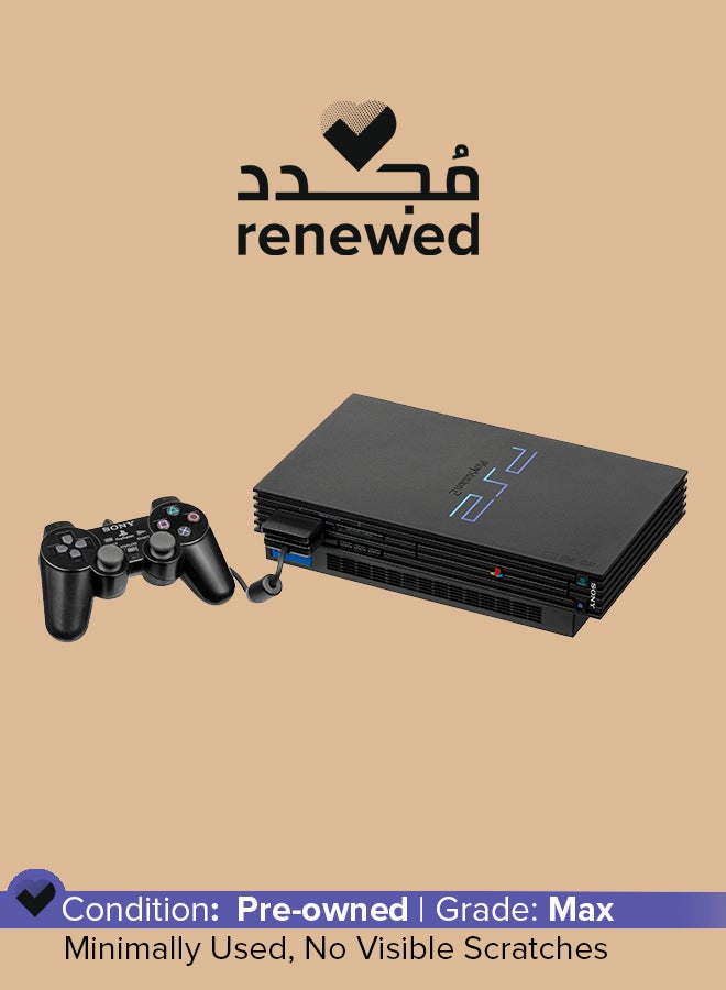 سوني متجدد - وحدة تحكم بلاي ستيشن 2 مع وحدة تحكم - Image 1
