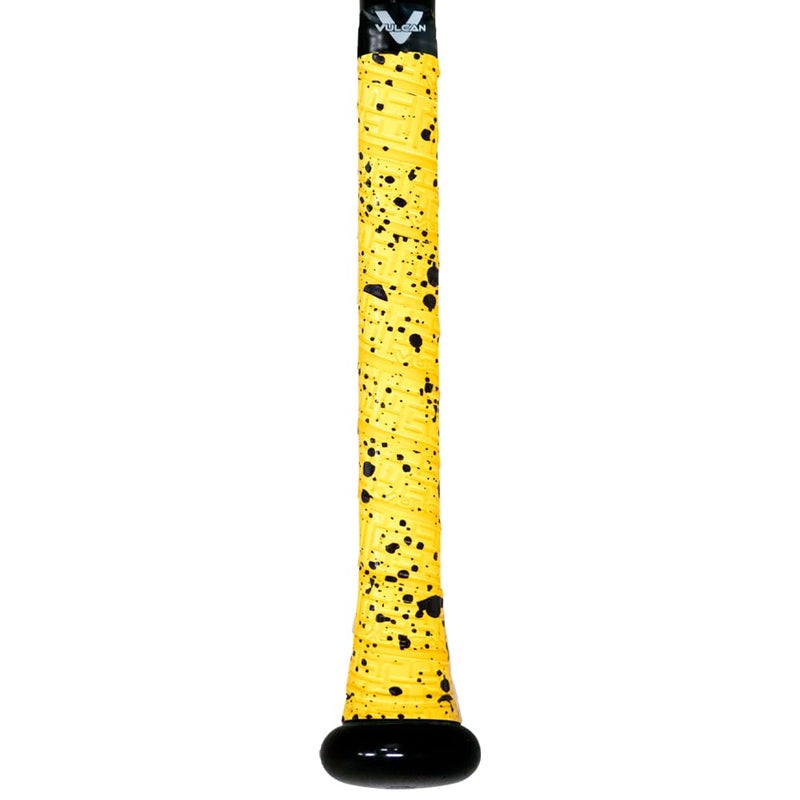 Vulcan | 1.00mm Bat Grip | Baseball/Softball | Yellow Splatter - Image 2