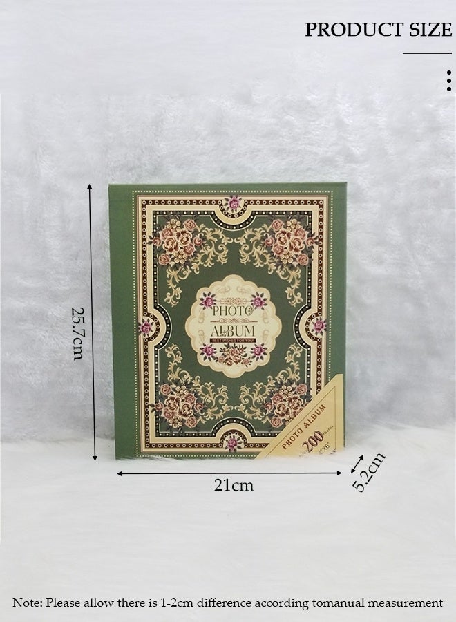 DUNISO 200 Pockets Stamping Photo Album for 6 Inches Photos Portable Photo Album for Family Wedding Boys Girls - Image 4