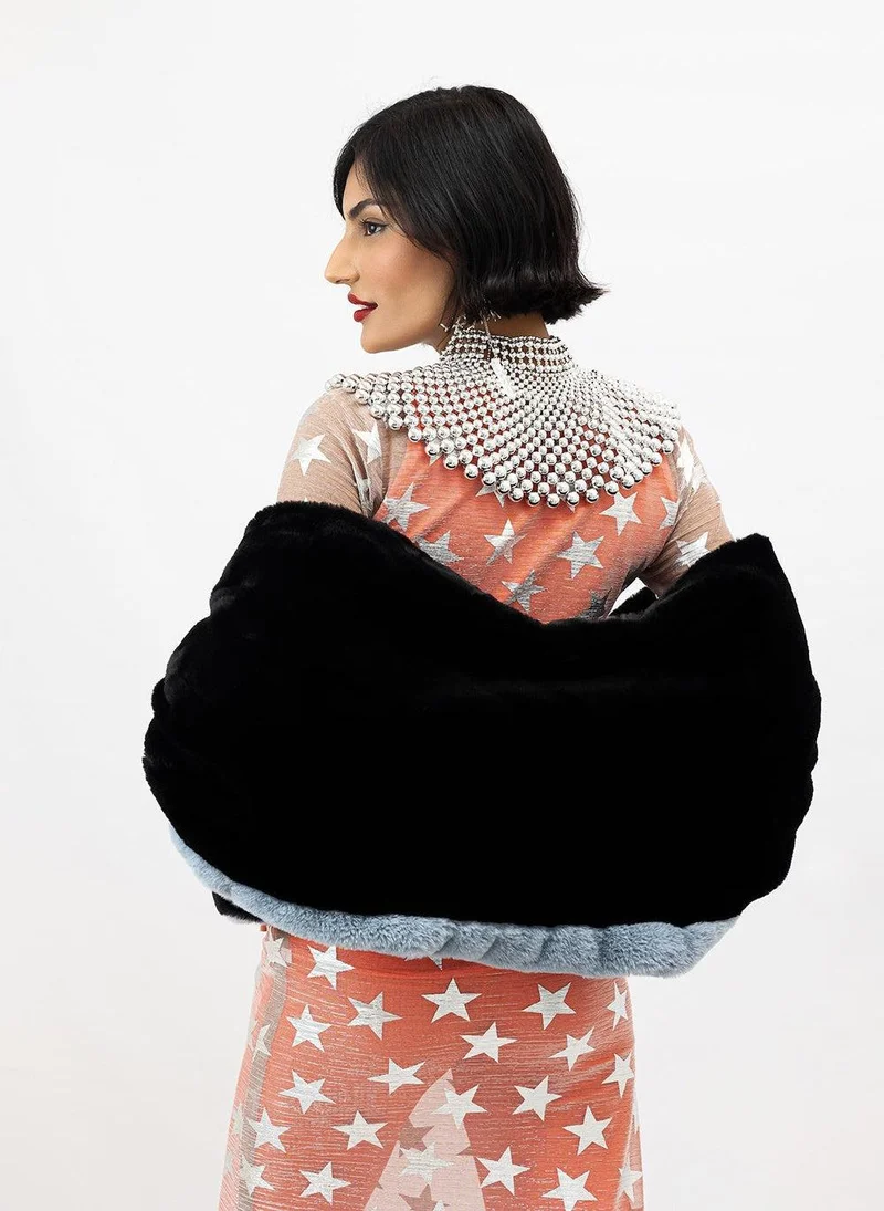 جانارا جونز Pink Mesh Marilyn Dress