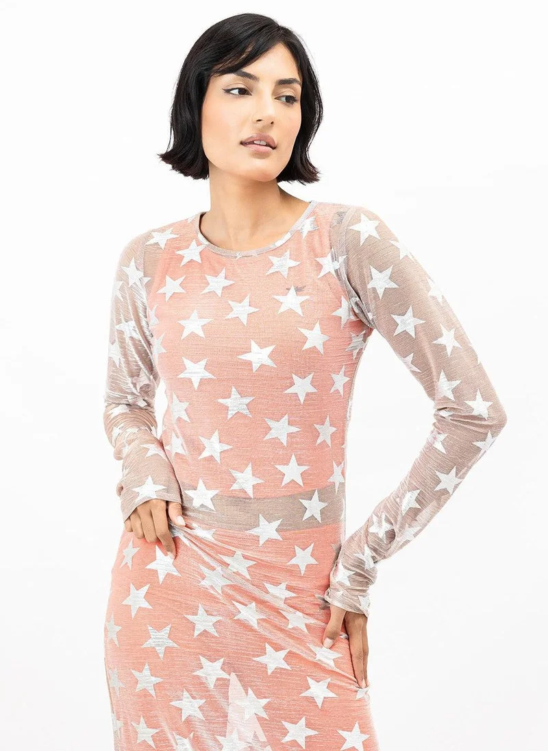 Pink Mesh Marilyn Dress