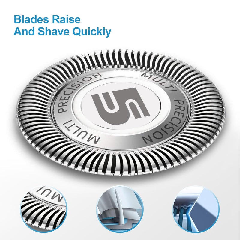 innobeaut Replacement Heads Compatible with Philips Norelco 5000 Series, SH50 Replacement Blades for Philips Norelco SH50 Shavers, HQ8 Head for Norelco 5000 Shaver - Image 4