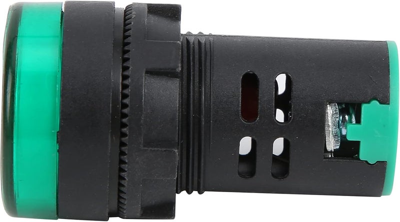 LED Indicator Light 10PCS, High Brightness Green Signal Lamp, 22mm AC220V - Energy Efficient, Durable ABS Material, Ideal for Equipment and Instrument Indication (AC/DC12V) - Image 5