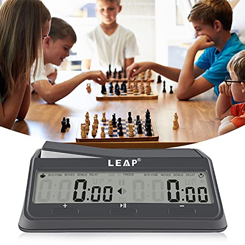 LEAP Chess Clock 9921 Updated Programme Byo-yomi Delay Bonus with Large Screen - Image 4