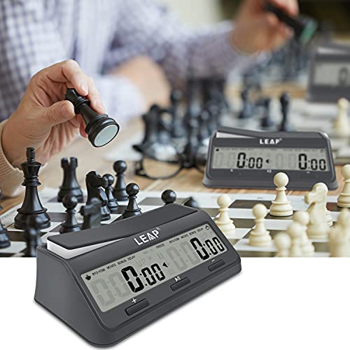 LEAP Chess Clock 9921 Updated Programme Byo-yomi Delay Bonus with Large Screen - Image 5