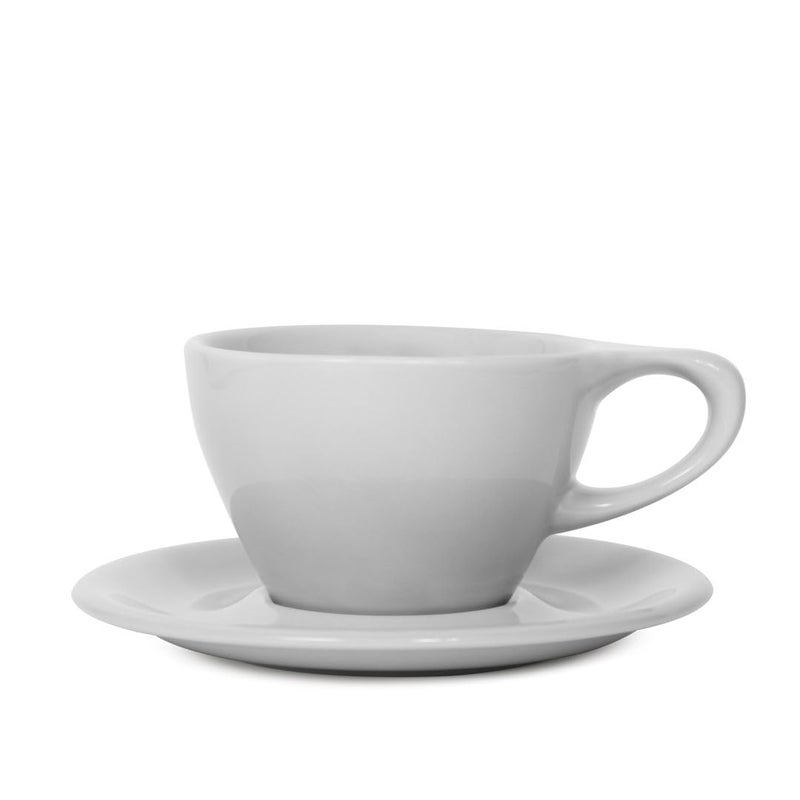 notNeutral Lino Porcelain Cup  Saucer Small Latte 8 oz 8 oz 1