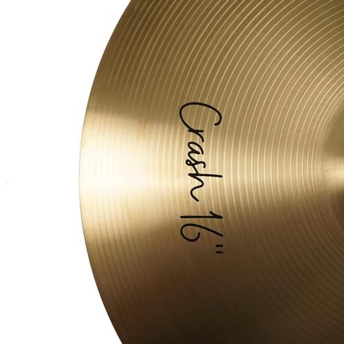 Wambooka Cymbals S Flat Crash 16 Inch (40.6 cm) Traditional Alloy Finish- For Student - Image 4