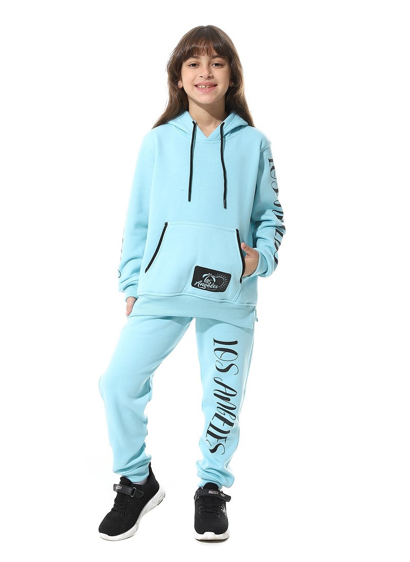 Caesar Printed Girls Meleton Training Suit  - Image 1