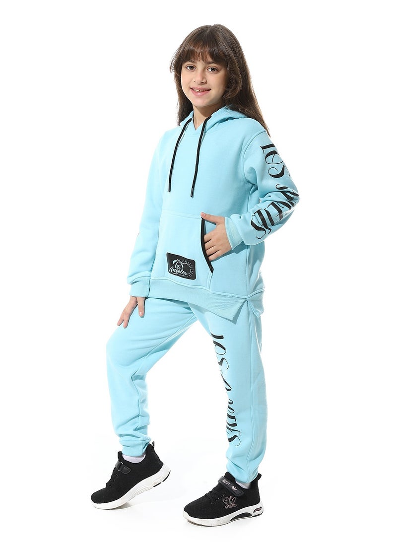 Caesar Printed Girls Meleton Training Suit  - Image 3