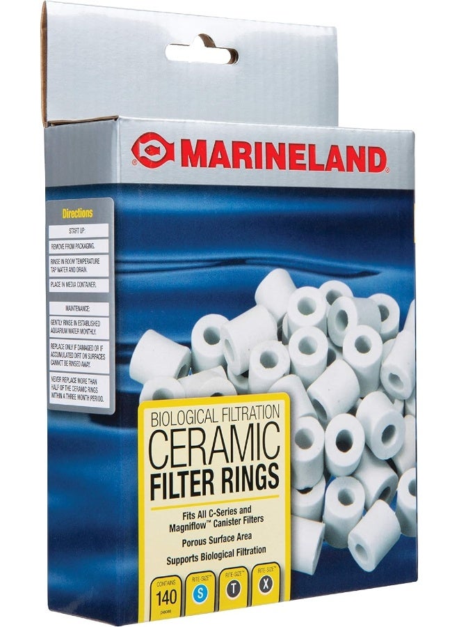 Marineland Ceramic Filter Rings, 140 Count, Support Biological Aquarium Filtration, Rite-Size S, T and X, Fit All C-Series and Magniflow Canister Filters - Image 3