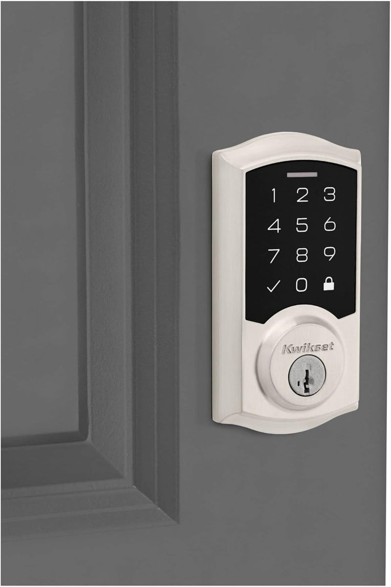 Kwikset Kwikset 9270TRL11PS Traditional SmartCode Touchpad Electronic Deadbolt SmartKey Venetian Bronze Finish  - Image 2