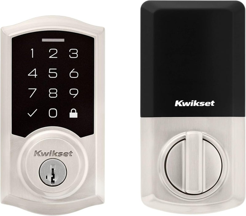 Kwikset Kwikset 9270TRL11PS Traditional SmartCode Touchpad Electronic Deadbolt SmartKey Venetian Bronze Finish  - Image 3